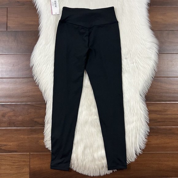 Pam & Gela Move Fast Womens Size P / XS Black S20 Lurex Rainbow 7/8‎ Leggings - Picture 7 of 9